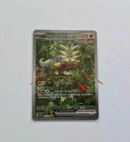 Carta Fogo Corrosão 204/162 Pokémon