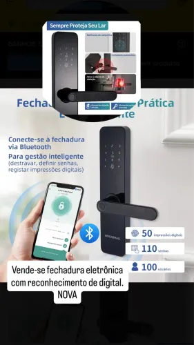 Fechadura eletrônica para portas