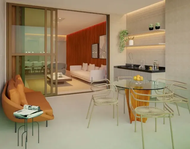 Apartamento alto padrão à venda no Condomínio Arbo Residence na Ponta Verde em Maceió - AL