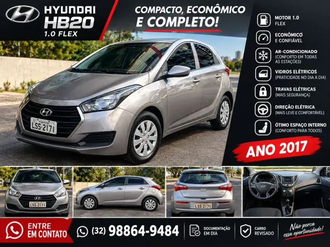 Hyundai HB20 Comf./c.plus/c.style 1.0 Flex 12V 2017