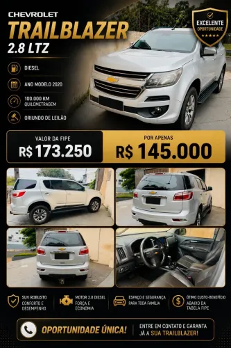 Chevrolet Trailblazer Premier 2.8 TB Diesel Aut. 2020