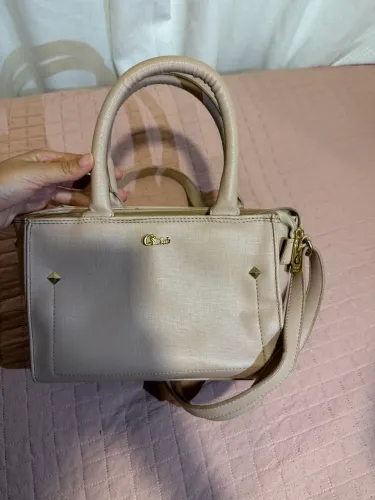 Bolsa Carmen Steffens Original- Cor nude/bege/marrom