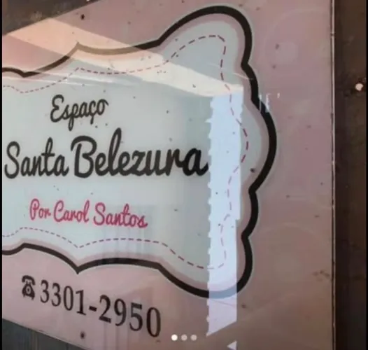 Placa para fachada de loja em vidro blindex