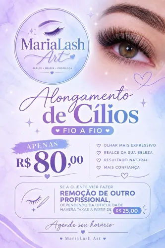 Extensão de cílios fio a fio