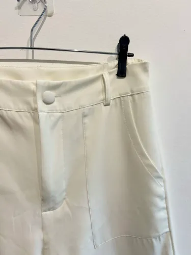 Calça Cargo de Alfaiataria Off White - Tam. M