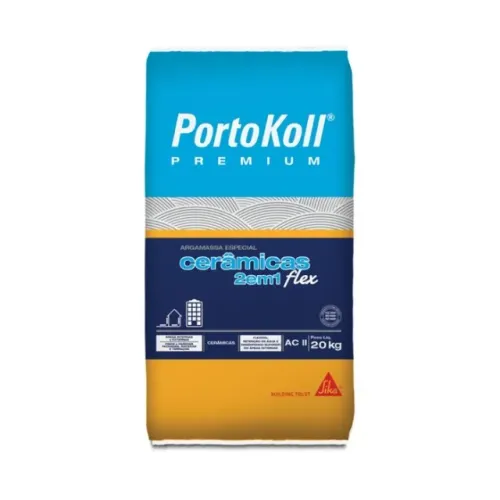Argamassa Cimento Cola 20KG AC-II Cinza Portokoll