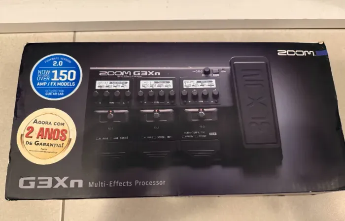 Pedaleira Zoom G3Xn Multi-Efeitos para Guitarra + Fonte + Caixa