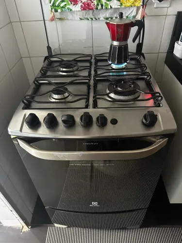 Fogão Electrolux inox - 4 bocas