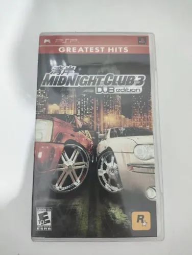 Midnight Club 3 DUB Edition PSP Greatest Hits - Original, Completo, Ótimo Estado
