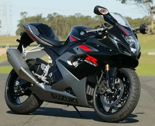 Ponteira de escapamento GENUÍNA em titânio para SUZUKI GSX-R Srad 1000, lado direito