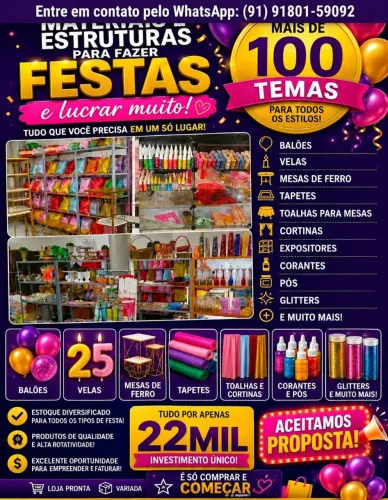 Artigos para decoração e para confeitaria