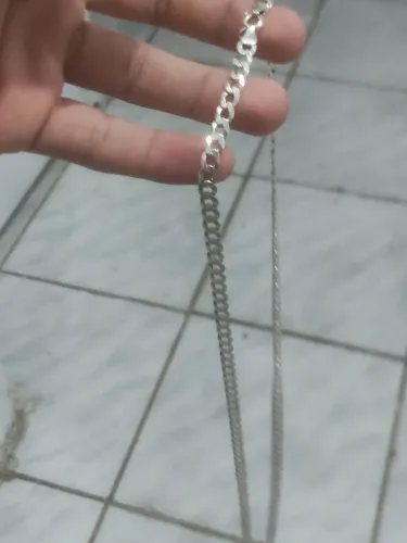 Corrente de prata 5,5 mm