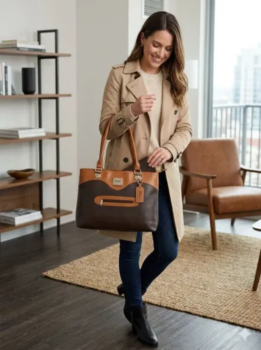 Bolsa caramelo luxo