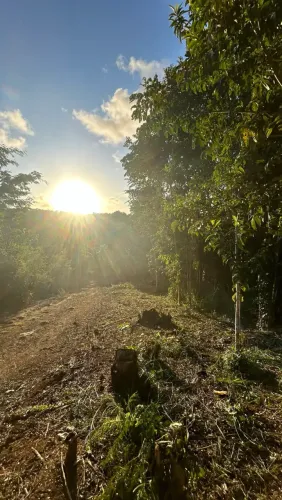 Mais que um terreno. Um refúgio entre a mata e o rio.
