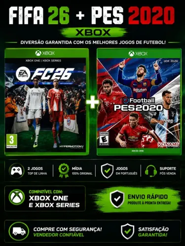 FIFA 26 + PES 2020 Xbox one
