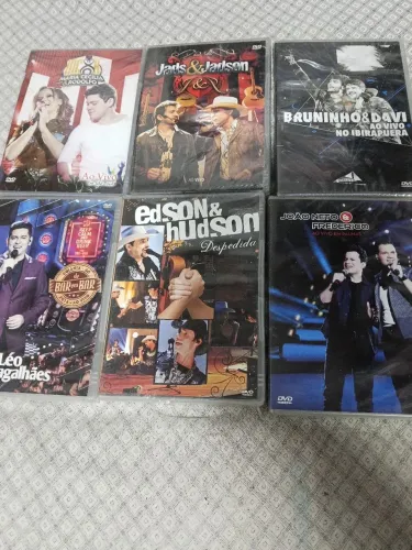 Kit 6 dvds Sertanejo lacrados 