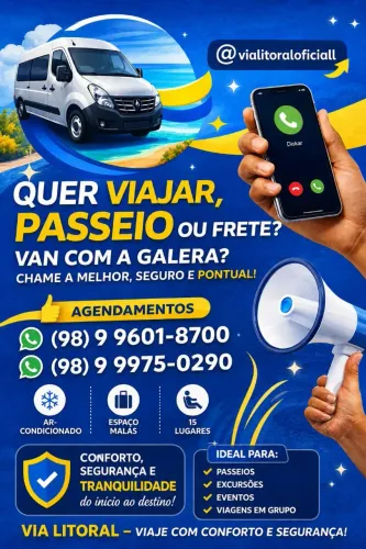 Van para locação e +