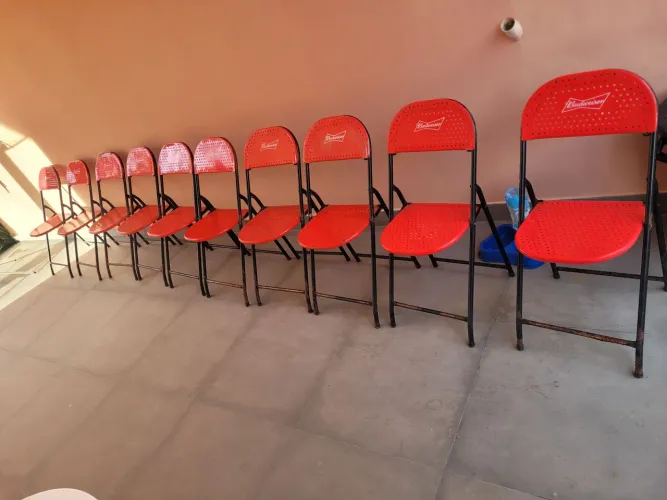 Cadeiras de ferro