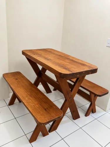 Mesa rústica