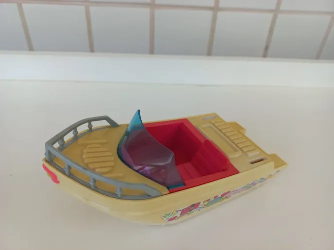  Barco e Ilha da Boneca Polly Pocket