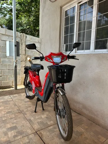 Bike Elétrica Wehawk HW03 450W Vermelha - Pouco Uso - 560 km Rodados