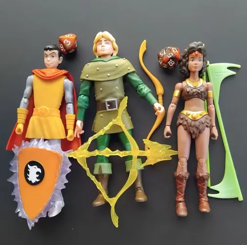 Brinquedos colecionáveis 3 personagens