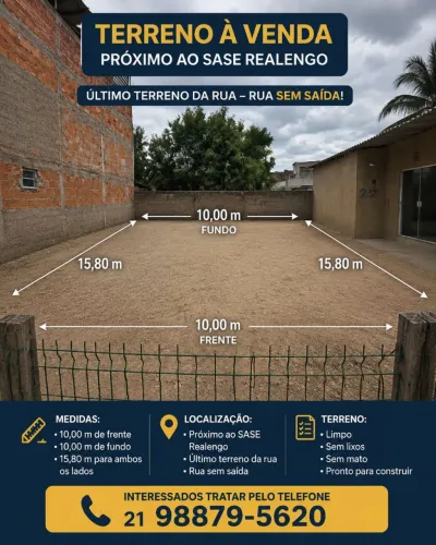 Terreno a Venda em Realengo