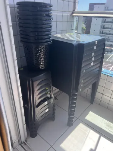 Mesas e baquetas