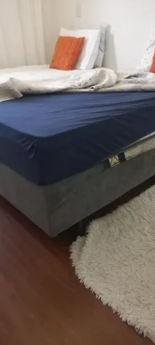 Cama box solteiro com colchão