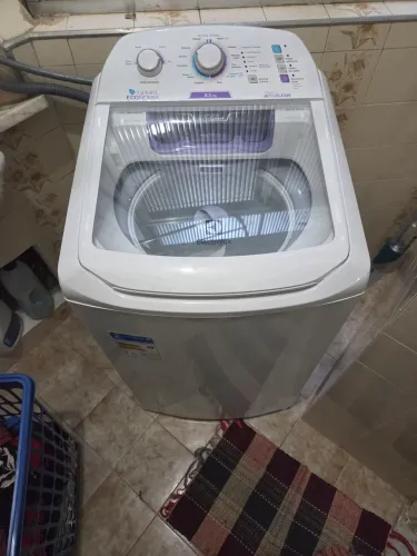 Máquina de Lavar Electrolux 8,5kg Branca Turbo Economia com Jet&Clean e Filtro Fiapos