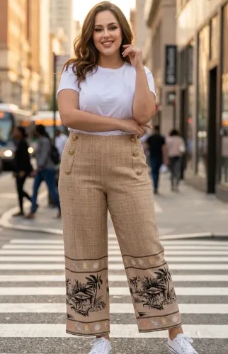 Calça Alfaiataria Feminina Novo TAM. GG