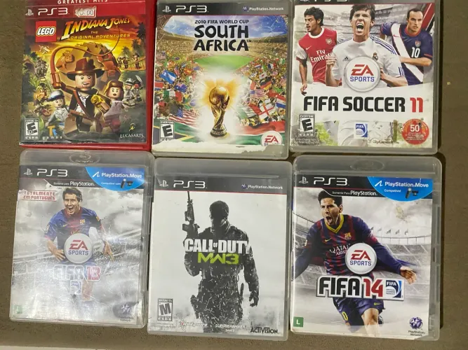 Kit 6 jogos físicos para PS3 (PlayStation 3)
