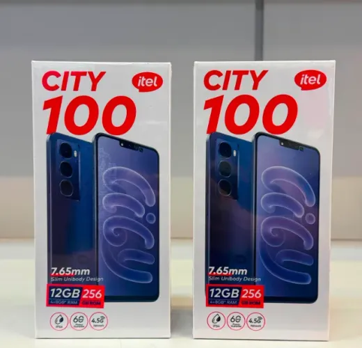 Novidade Itel City 100 256gb/4+8RAM (Titânio,Azul) NOVO