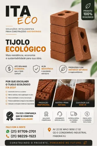 Tijolo ecológico Fabricação Cursos Treinamento e Construção