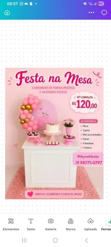 Festa na mesa