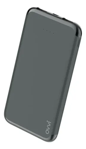 Carregador Portátil Power Bank 6.000mah Ovvi - Grafite Cinza