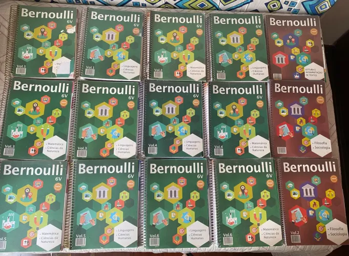 Coleção livros Bernoulli 6V pré-vestibular