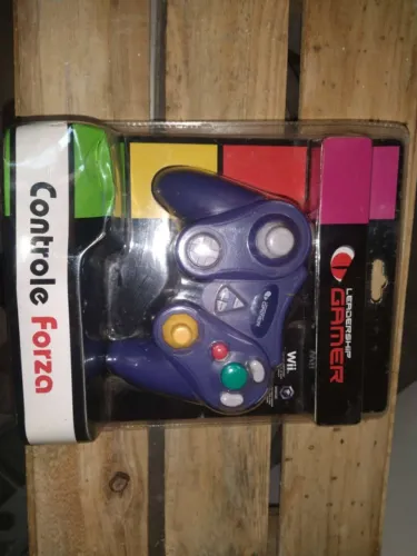 Controle gamecube leadership novo lacrado original 