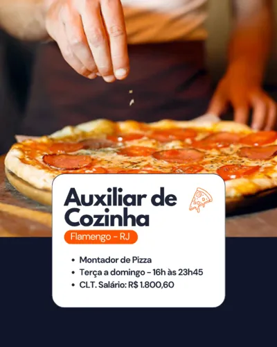 Auxiliar de Cozinha