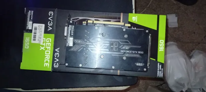 Placa de vídeo gtx1650 4gb evga ddr6