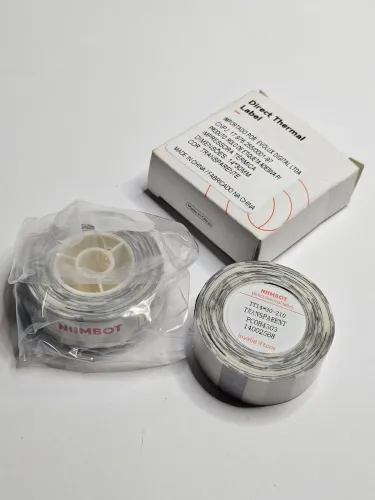 2 rolos de Etiquetas adesivas térmicas para impressora NIIMBOT D110, D101 e D11.