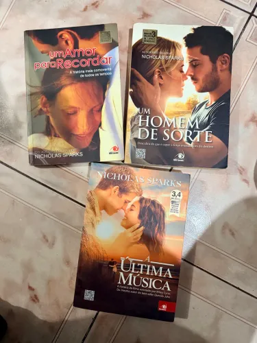 Livros de romance Nicolas Sparks
