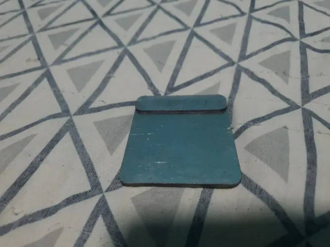 Chapa para suporte magnético moto