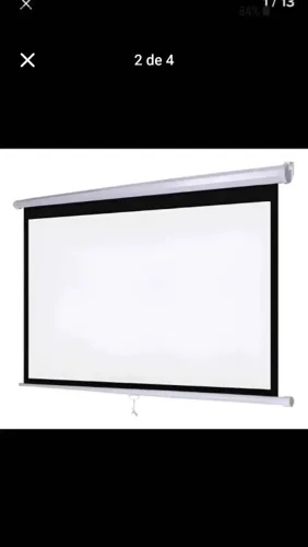 Tela de projeção retrátil 