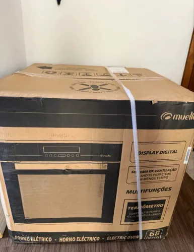 Forno Elétrico Digital de Embutir Mueller Preto 68 Litros MFE0268G1 220V [LACRADO]