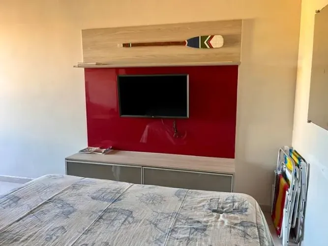 Kitnet em residencial à beira mar na praia da pinheira, palhoça