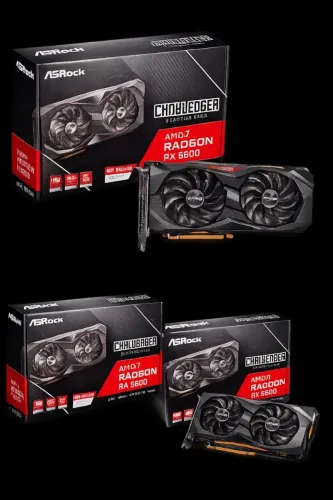 Placa de vídeo AMD ASRock Challenger Radeon RX 6600 Series RX 6600 8GB