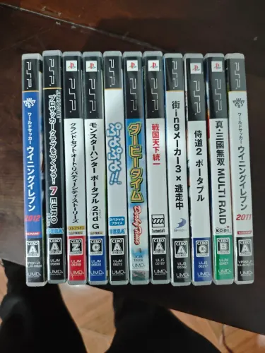 11 jogos psp japonês