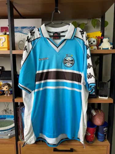 Camiseta Kappa 2001 Celeste N#10 - Tamanho G