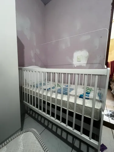BERÇO + COLCHÃO ANTI REFLUXO
